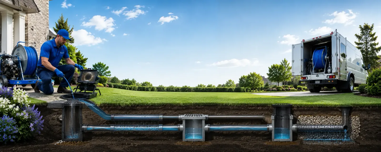Outdoor drain cleaning information for Fair Oaks, CA